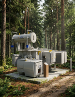 Transformateur de distribution électrique immergé dans l'huile à trois bobinages en cuivre haute performance pour réseau intelligent, puissance nominale 1000 KVA, faibles pertes