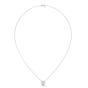 Collar con Colgante de Plata Atemporal, Diamante Solitario Creado en Laboratorio, Joyería Fina, Regalo de Moda para Mujer y Estilo Distintivo - Product Image 3