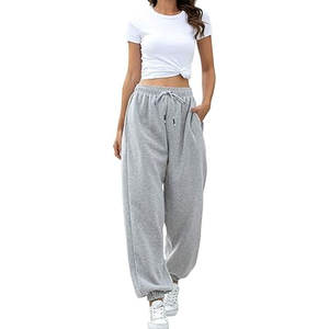 Pantalones Deportivos para Mujer, Cómodos, para Uso Casual, Cintura Alta, Corte Holgado o Ajustado, Algodón Suave - Product Image 3