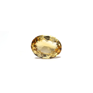 Handcrafted 3 Carat Citrine Loose Gemstone Yellow Heart Shape for Fine Jewelry - Product Image 1
