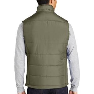 Gilet matelassé sur mesure pour homme OEM avec logo et impression personnalisés, gilet matelassé de haute qualité, chaud et coupe-vent pour homme - Product Image 4