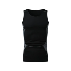 เสื้อกล้ามออกกำลังกายผู้ชายแบบขายส่ง แห้งเร็ว ระบายอากาศดี พร้อมโลโก้สั่งทำ สำหรับวิ่งและฟิตเนส - Product Image 3