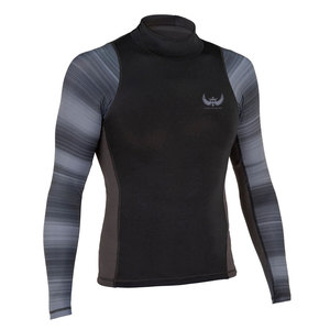 Haut de sport athlétique à compression, écologique, séchage rapide, pour homme, manches longues, anti-UV, respirant, en Spandex/Polyester 160g - Product Image 1