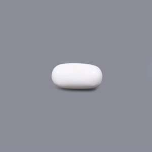 Natural White Coral Oval Cabochon Loose Gemstone 4.9 Carat 4mm Size Certified Wholesale Lot - Product Image 1