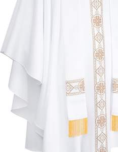 Vestimentas de Iglesia Bordadas Personalizadas de Primera Calidad para Coros, Vestimentas de Sacerdote Hechas a Medida con Tela de Seda de Alta Calidad - Product Image 6