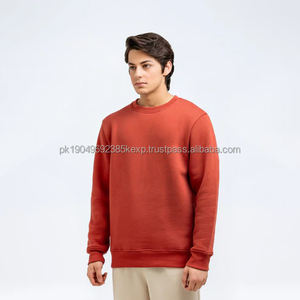 Personalizado 200G de alta calidad Vintage OEM francés pulóver liso en Blanco estampado de algodón impreso personalizado cuello redondo sudadera para hombres - Product Image 1