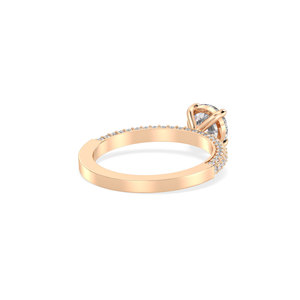 REYES Wholesale Price 14K Solid Gold HPHT CVD Lab Grown Diamond Wedding Promise Gift Ring For Women IGI Certified Jewelry - Product Image 6