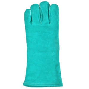 Premium Heavy Duty Cowhide Split Leather Welding Gloves Industrial Grade Hand Protection <b>Fire</b> Heat Resistant Safety Gloves - Product Image 2