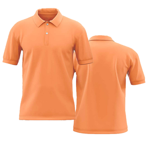 เสื้อยืดแขนสั้นผู้ชาย OEM คุณภาพสูง ผลิตจากผ้าโพลีเอสเตอร์/คอตตอน ทอแบบเรียบ สวมใส่สบาย ระบายอากาศได้ดี เป็นมิตรต่อสิ่งแวดล้อม ทั้งตัว - Product Image 3