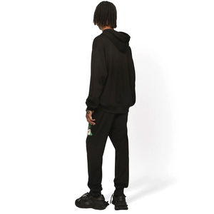 Conjunto Deportivo Personalizado para Hombre de Dos Piezas en Nailon y Poliéster, Estilo Urbano, Bordado, Color Sólido en Contraste - Product Image 2