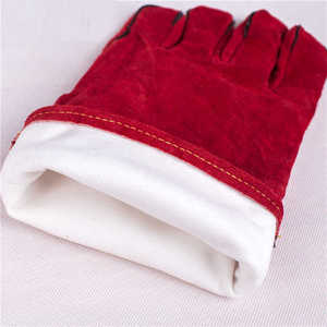 Gants de soudage en cuir de vachette pour la protection des mains, doublure en Kevlar, pouce entier, résistants à la chaleur, pour la construction, gants de soudeur - Product Image 5