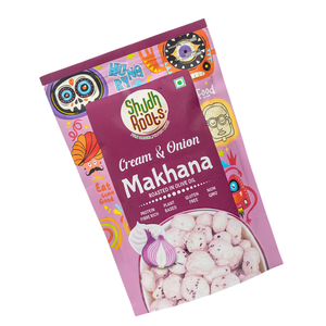 Noix de Makhana crues biologiques premium aromatisées à l'oignon |   Collation croustillante prête à manger pour les collations quotidiennes à la maison, au bureau ou en voyage - Product Image 1