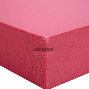 Panneau d'isolation en polystyrène rouge Diamond Jumbolon XPS pour la protection thermique des murs 400-500 KPa Classe d'inflammabilité B2 - Product Image 6