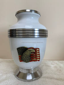 Wholesale Customized Meena Finished Aluminium Cremation Urn Adults Metal Cremation <b>Keepsake</b> for Human <b>Ashes</b> Funeral Supplies - Product Image 5