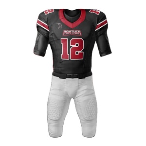 Diseño de Uniforme de Fútbol Americano Más Popular, Personalizado, Sublimado, Transpirable, Ecológico, al por Mayor, Pantalones Cortos 100% - Product Image 1