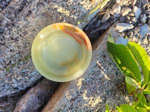 Matériel et usage du bol en onyx sans équivoque, car il reflète directement ce que l'objet est. Prix de gros. - Product Image 1