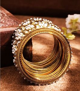 High Quality Certified Third Party Women's Gold Rhodium Plated Brass Bangles Crystal Rhinestone Traditional Design Long Lasting - Product Image 2