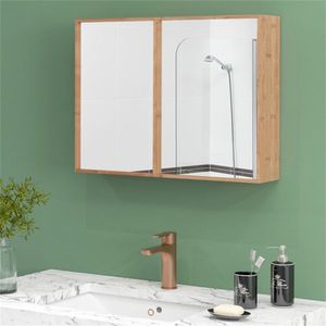Armadietto da Bagno Illuminato con Specchio Quadrato Antiappannamento Dotato di Luce - Product Image 6