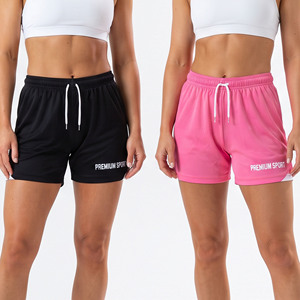 <span class=keywords><strong>Pantaloncini</strong></span> <span class=keywords><strong>da</strong></span> <span class=keywords><strong>Calcio</strong></span>/Allenamento <span class=keywords><strong>da</strong></span> <span class=keywords><strong>Donna</strong></span> in Poliestere/Cotone Traspiranti, Eco-Friendly, ad Asciugatura Rapida con Coulisse in Vita - Product Image 1