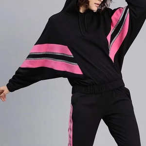 Chándal de Invierno Personalizado de Algodón 100% Transpirable para Hombre y Mujer, Manga Larga, con Capucha y Pantalón, Estampado Sólido - Product Image 3