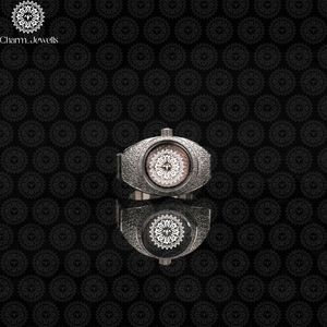 Montre de luxe Charm Jewells en acier inoxydable 30 mm avec accents de diamants, mouvement mécanique, résistance à l'eau 10 bars, date automatique, unisexe - Product Image 1