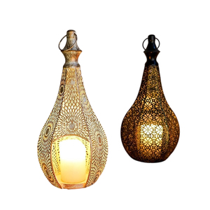 Attractive Design 6 Pcs <b>Small</b> Metal Candle <b>Lanterns</b> Vintage Hanging House Tealight <b>Lantern</b> Decorative Candle Tea Light Holders - Product Image 2