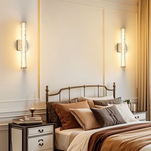 Applique da Parete Moderna Singola 19.7 Oro con Cristallo K9 Migliorato, Illuminazione in Bronzo per Camera da Letto, Van, Bagno - Set Applique da Parete - Product Image 3