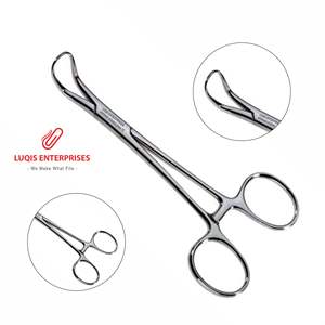 Pinza para Toallas Quirúrgicas Backhaus, Pinza para Toallas de Acero Inoxidable, Instrumento Médico Quirúrgico - Product Image 1