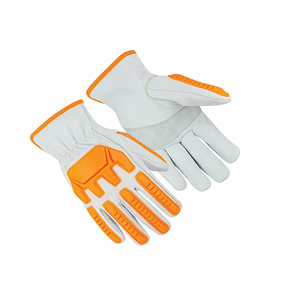 Guantes de nitrilo personalizados con logo, 10 mil, duraderos, con puño de seguridad, protección contra impactos y vibraciones TPR, nivel 1, transpirables - Product Image 5