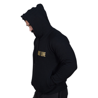 Sweat-shirts pour hommes de haute qualité avec logo personnalisé en strass, 100% coton, poids lourd 380g, écologiques, tricotés pour l'hiver, taille plus, surdimensionnés