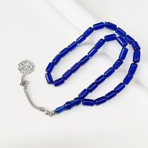 HASAN CRAFT Chapelet de luxe en résine fait main, perles rondes polies, objet religieux pour la prière, collection culturelle du Ramadan - Product Image 5