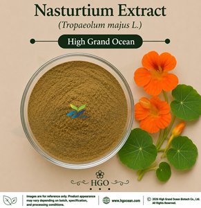 โรงงาน HGO จัดจำหน่ายโดยตรง สารสกัดจากดอกนัทสตูเรียม (Tropaeolum majus L.) (เกรดอาหารเพื่อสุขภาพ) อัตราส่วน 4:1 5:1 10:1 20:1 100:1 200:1 - Product Image 1