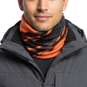 Custom Lightweight Unisex Ski Neck Warmer Winter Face Covering Warm Neck Outdoor Snow Sports <b>Scarf</b> for Skiing Snowboarding Image - Product Image 1