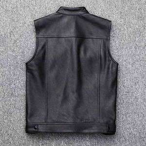 เสื้อกั๊กหนังคุณภาพสูงระดับมืออาชีพ ผลิตแบบ OEM สำหรับแบรนด์อุปกรณ์มอเตอร์ไซค์และคอลเลกชันแบรนด์ส่วนตัว - Product Image 2