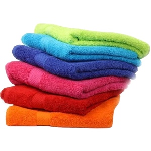 Lot de serviettes 100% coton éponge provenant de l'inde - Product Image 1
