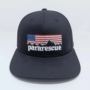 Casquette Snapback Personnalisée Brodé Logo Drapeau, Structurée 6 Panneaux, Réglable, en Coton, Visière Plate, Chapeau de Baseball Décontracté, Vente en Gros - Product Image 1