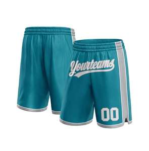 Pantalones Cortos de Baloncesto Personalizados para Hombre, de Malla, Largos y Holgados, con Cintura Elástica, para Entrenamiento Deportivo, Venta al Por Mayor - Product Image 1