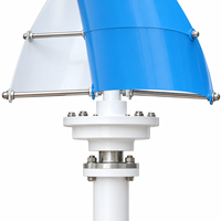 Éolienne à axe vertical hélicoïdal 300W 500W 1kW, générateur à pales spirales pour faible vitesse du vent, pour système solaire-éolien domestique hors réseau