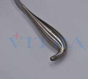 Retractor Hepático Harrington Ancho, Hoja de 300 mm, 65 mm, Quirúrgico Manual, Acero Inoxidable Alemán, Certificado CE Clase II, Reutilizable, Médico - Product Image 2