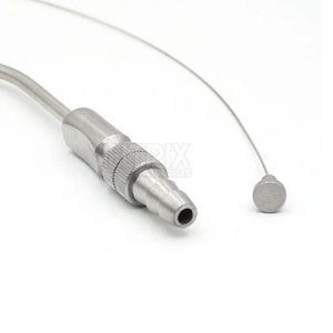 Tube d'aspiration dentaire en acier inoxydable, durable, finition lisse, instrument réutilisable pour la chirurgie buccale, les procédures cliniques et l'usage quotidien - Product Image 6