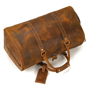 Sacs en cuir faits main sur mesure pour hommes et sacs de voyage et de sport en cuir en gros, sacs de voyage en cuir sur mesure - Product Image 3