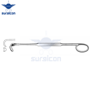 Retractor Meyerding de 18 cm (7 pulgadas) con hoja en forma de silla de montar Figura 6 de 6 x 4 mm, de acero inoxidable, reutilizable, para uso médico. - Product Image 3