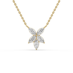 Colgante de Oro Sólido de 14 Quilates con Diamante Cultivado en Laboratorio de 1.00 Quilates, Corte Oval Brillante, Certificado IGI, Ligero, para Uso Diario, Joyería de Regalo - Product Image 6