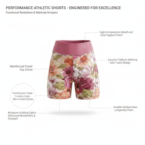 Shorts de sport personnalisés de qualité supérieure, tendance, sans coutures, confortables, extensibles, légers, pour le yoga, la remise en forme, la course à pied et le cyclisme - Product Image 2