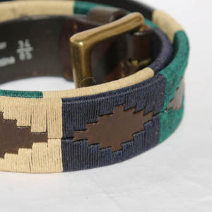 Cinturón Deportivo Personalizado de Cuero Genuino con Bordado Argentino para Montar a Caballo, Cinturón de Polo de Cuero para Hombre con Tallas Personalizadas - Product Image 3