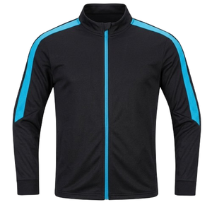 Veste en polaire rouge pour homme, fermeture éclair intégrale, col montant, vêtement décontracté d'automne, matière polyester respirante, coupe classique - Product Image 3