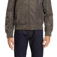 Veste bomber matelassée pour homme, de haute qualité, personnalisée, style hip-hop, en toile imperméable, respirante, réversible, épaisse, à capuche, vente en gros