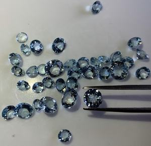 Prix de gros forme aigue-marine taille brillant à facettes pierres précieuses en vrac qualité naturelle cabochon poli pour la fabrication de bijoux - Product Image 3