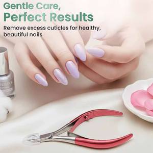 Coupe-ongles professionnels en acier inoxydable avec lames courbes et affûtées pour ongles épais des orteils, dans un coffret cadeau de luxe - Product Image 4