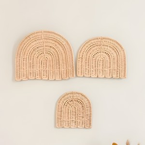 New Design Wall Hanging Rattan <b>Rainbow</b> for Children Room Baby Nursery <b>Bedroom</b> Decor Wholesale Hangings on Walls - Product Image 3